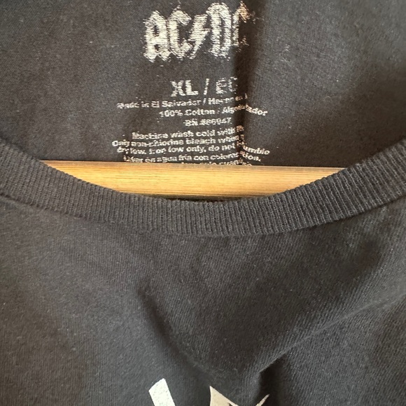 AC/DC Black Graphic Tee - Picture 2 of 3